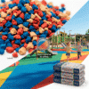 Caucho EPDM color granulado - Espacio deportivo