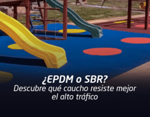 Piso EPDM para proyectos deportivos de alto tráfico - espacio deportivo