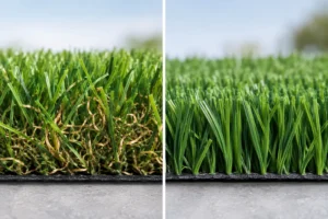 Césped fibrilado versus monofilamento: cuál elegir
