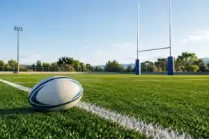 Cancha de rugby de pasto sintético para alto uso